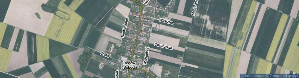 Zdjęcie satelitarne Wschodnia ul.